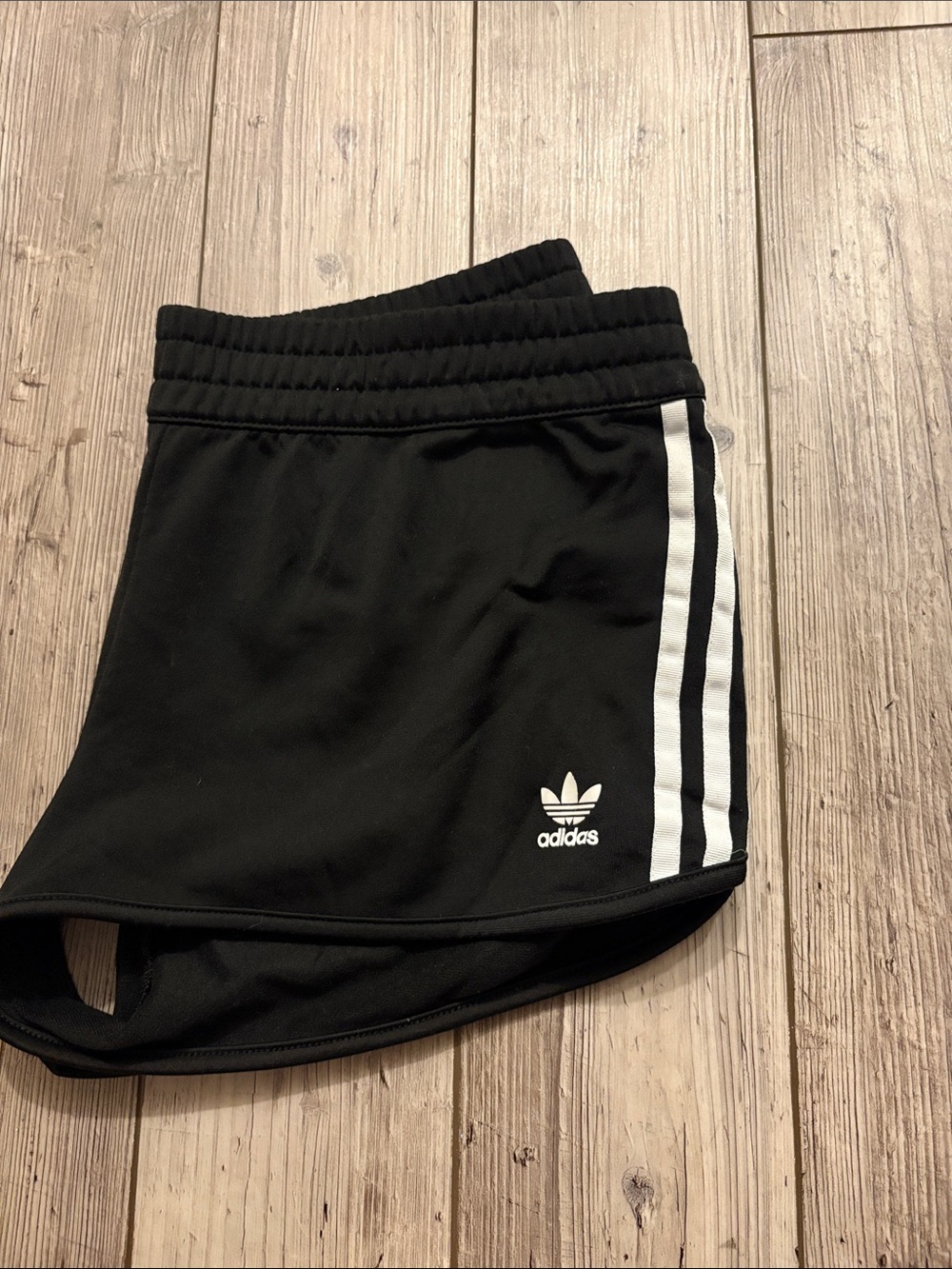 adidas Black Women's 3-Stripe Athletic Shorts